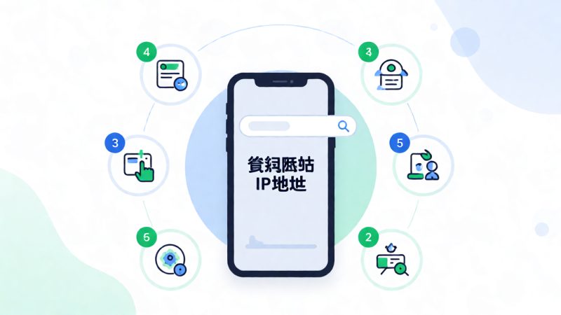 新手使用指南:查询网站ip地址怎么用?六步走完 配图